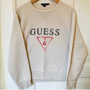 Cream guess sweater